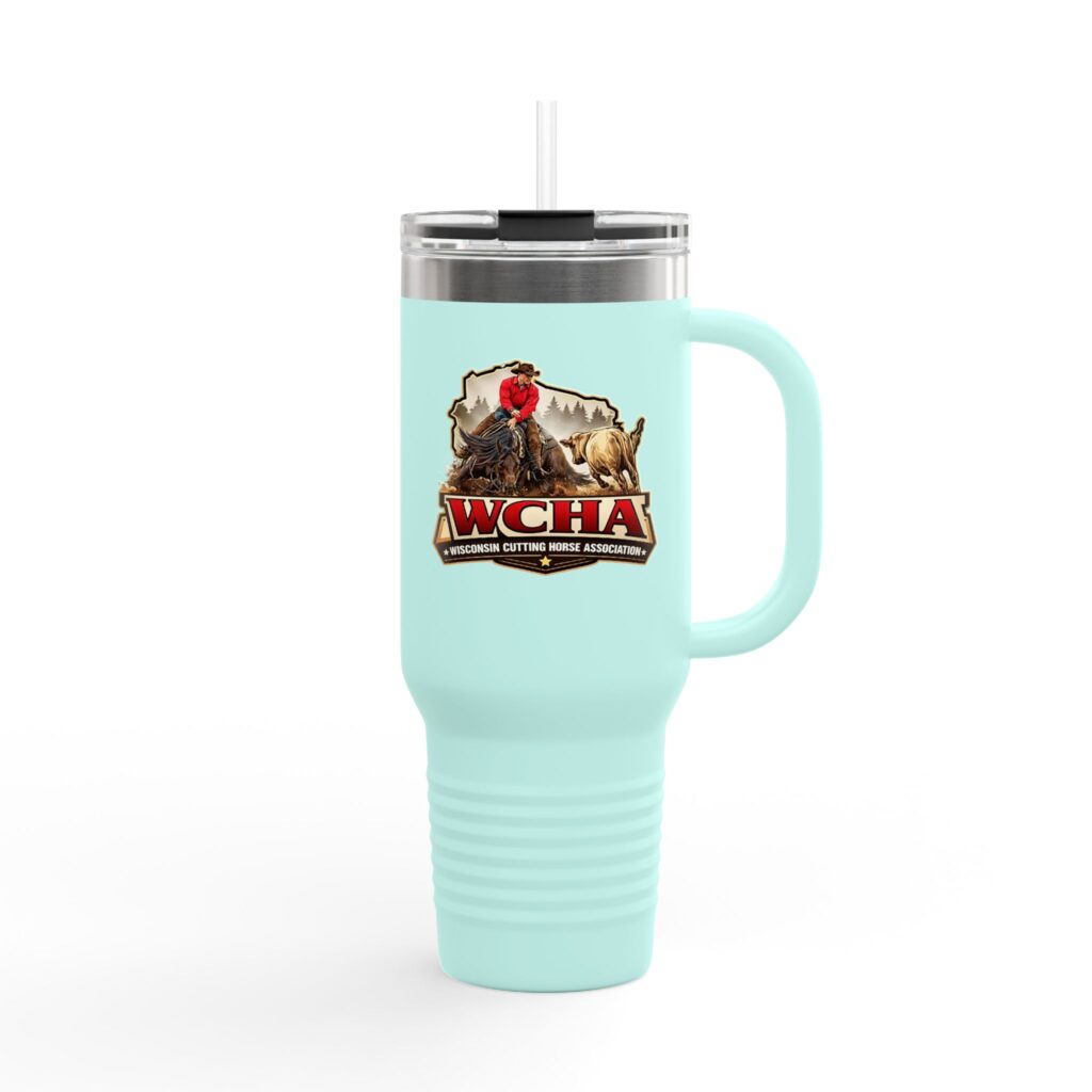 WCHA Rodeo 40oz Insulated Travel Mug — Western Cattle Horse Association Tumbler